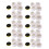 50Pcs Polisher/Buffer Kit Soft Wool Bonnet Pad White:4 Inch 2