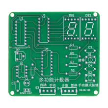 DIY Counter Circuit Kit DIY Soldering Practice Kit for Electronic Skills Training DIY Circuit Board Assembly Debugging
