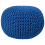 Beliani Pouffe CONRAD Cotton Navy Blue 1