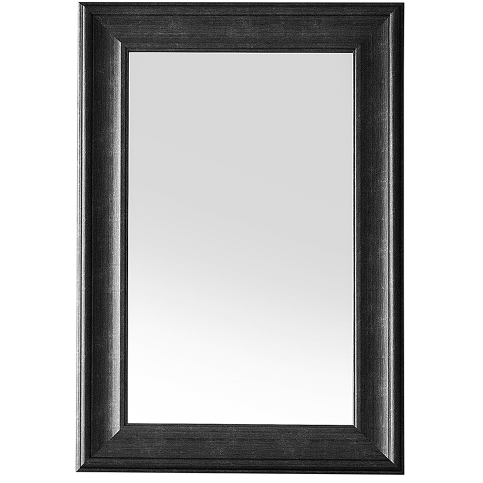 Beliani Wall Mirror Lunel 60 Cm 90 Cm Black
