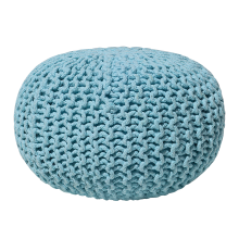 Pouffe CONRAD Cotton Light Blue
