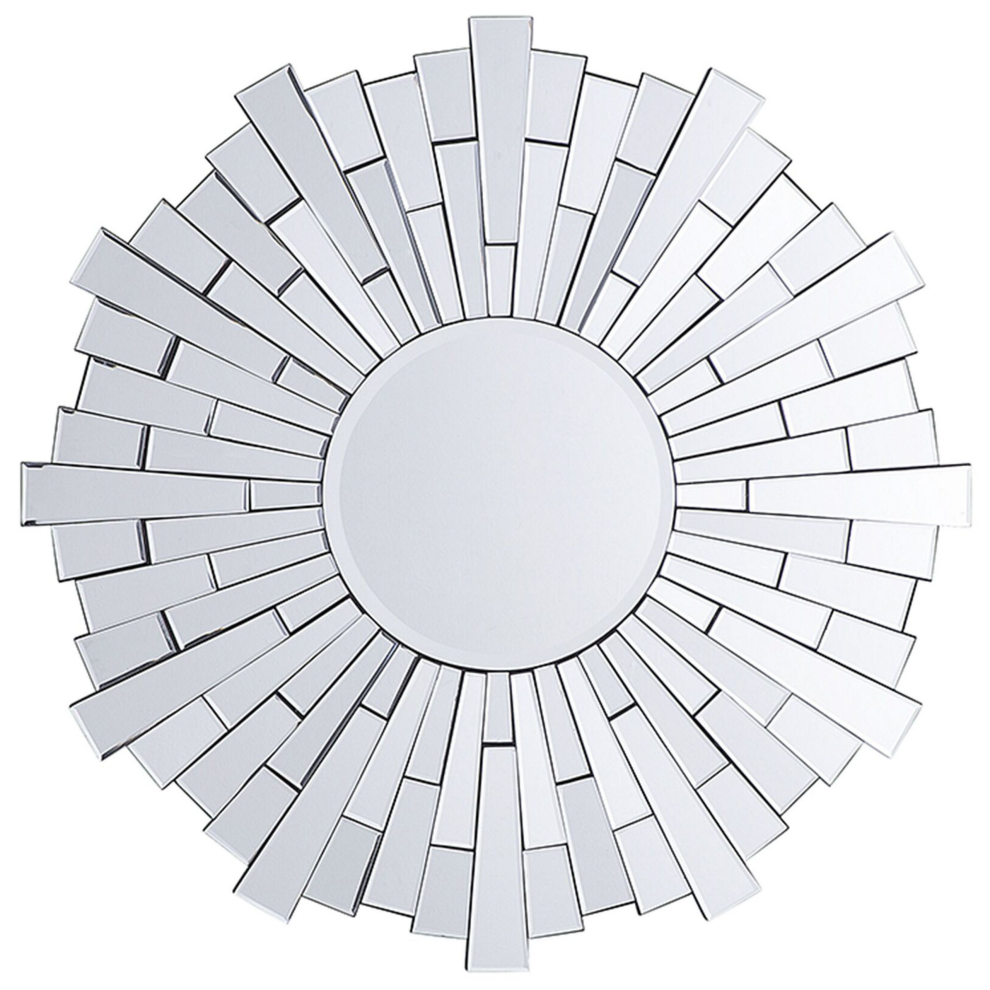 Beliani Wall Mirror Vire 70 Cm 70 Cm Silver