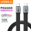 PD240W USB 5.0 Type-C to Type-C Cable 80Gbps for -Compatible 5 USB-C Data Cord 16K@60Hz USB C Cable 1m 4