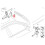 2X for- 3 Series E90 E91 E92 E93 Diagnostic Plug Cover OBD Black LHD Panel Decorative Cover 51437147538 5