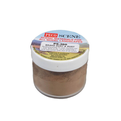 PECO PS-360 Brake Dust and Rust Weathering Powder