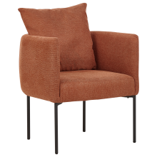 Armchair MALMOS Fabric Golden Brown