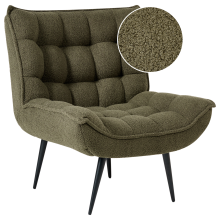Armchair ALVESTA Boucle Dark Green