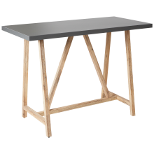 Garden Bar Table TALAMONE 140 cm 70 cm Grey