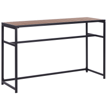 Garden Bar Table AVETRANA 150 cm 50 cm Black