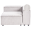 Beliani Corner Seat ARDAL Left Hand Off-White Corduroy 1