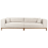 Beliani Sofa 4 Seater VENG Fabric Light Beige 1