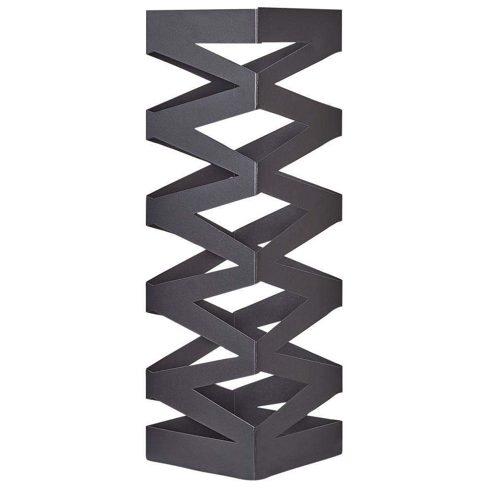 Beliani Umbrella Stand Sambin Metal Black