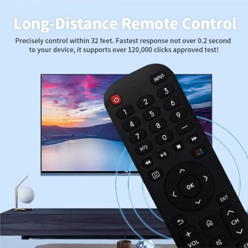 Télécommande Infrarouge de Remplacement EN2C30H pour TV pour  EN2C30H Télécommande 2