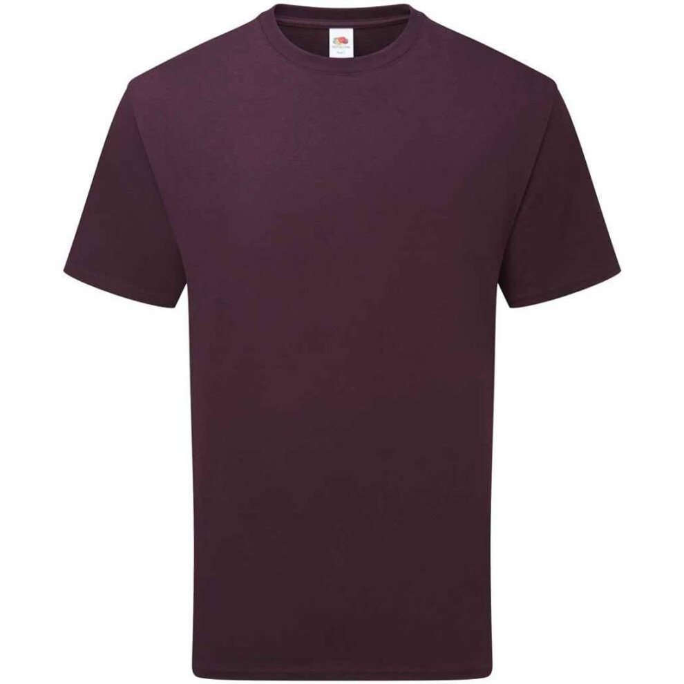 Fruit Of The Loom (Xxl, Dark Plum) Unisex Adult Cotton T-Shirt