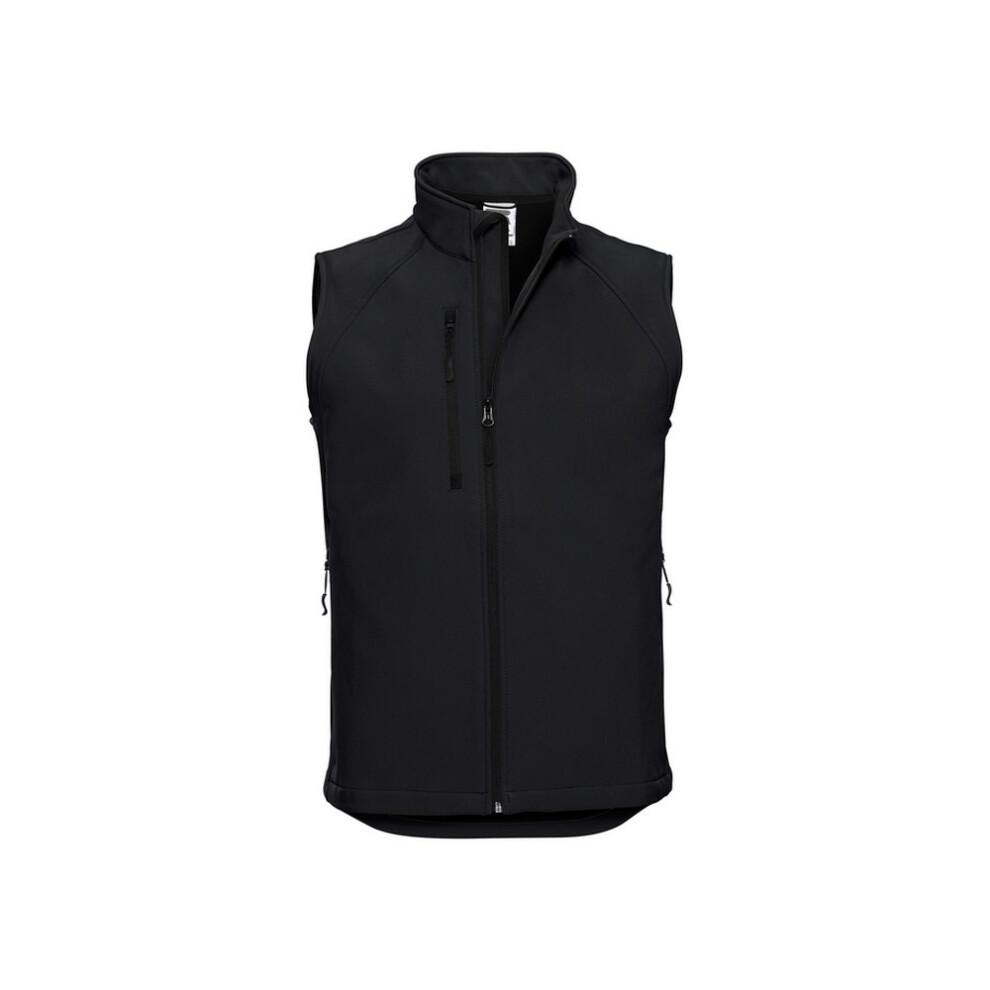 Russell (M, Black) Mens Softshell Gilet