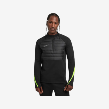 (L, Black) Nike Academy Winter Warrior Men's Running Top