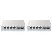 2X 2.5GbE Managed 4 Port RJ45 Managed Ethernet Network 2 Port 10G SFP+ Slot Home Lab EU PLUG