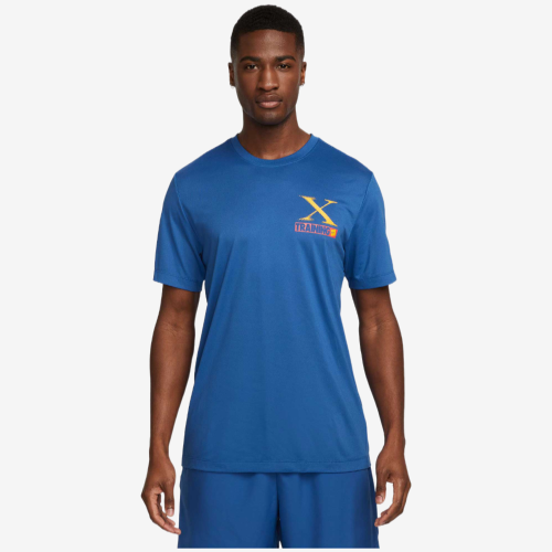 Nike (M, Blue) Nike Dri-FIT X Training Men's T-Shirt