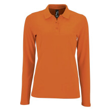SOLS Womens/Ladies Perfect Pique Long-Sleeved Polo Shirt