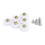 6 pcs Replacement Shower Door Roller Runner Wheel Diameter 22.5 mm 4