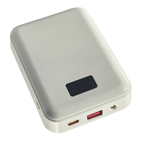 Portable Chargers Shell for 3Pcs 21700 Battery Case, DIY-White