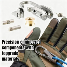 Touwbindgereedschap en Spanner met Rolspanner, Zware Retractable Gesp, Geschikt voor Kamperen
