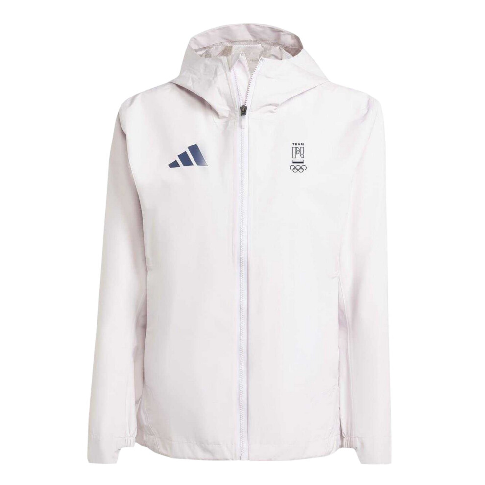 Adidas (S, Almost Pink) Unisex Adult Poland Hooded Jacket