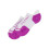 Thorlo Experia No-Show Tab Socks, Very Berry 2