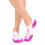 Thorlo Experia No-Show Tab Socks, Very Berry 3