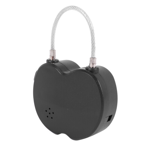 2X   Lock LCD Display  Lock Multifunction Travel Electronic Timer,USB Rechargeable Temporary Timer Padlock 2