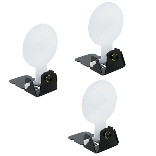3X Small Miniature Inverted Target Metal Shooting Practice Targets Manual Reset Practice Targets 1
