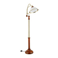 Fantastisk vintage-belysningssæt (2 dele) – lyserød ballerina-pendel og art nouveau-gulvlampe