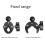 For /  Camera 1 Inch 25mm Motorcycle Ram  Mount Support Bike Handlebar Railing Super Clamp A 6