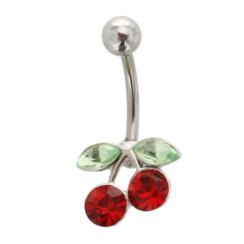Steel  Belly Navel Bar Button Ring Body Piercing 1