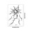 Autocollants d'art corporel d'halloween, ensemble de 10-004 4