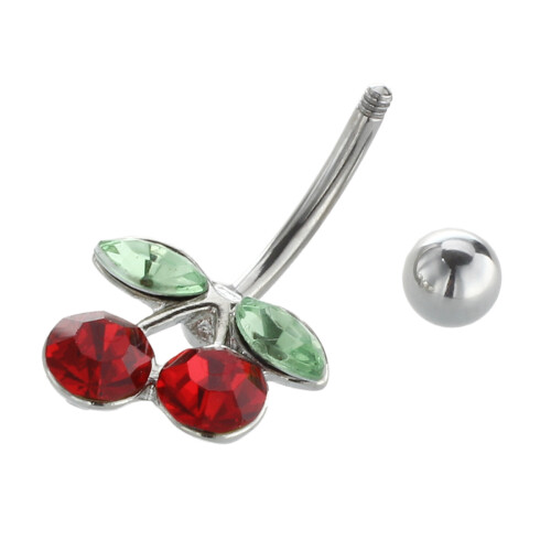Steel  Belly Navel Bar Button Ring Body Piercing 2