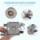 WT962 Carburetor for   25CC 2500 Gasoline Chainsaw 4