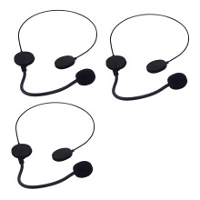 3-teiliges schwarzes Kostüm-Requisiten-Headset für