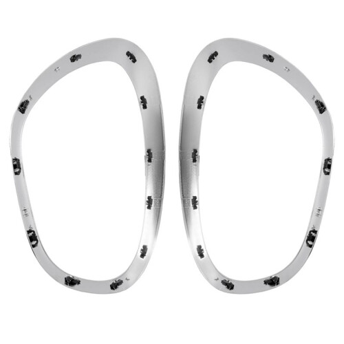 1 par de aro de acabamento de farol cromado esquerdo e direito para  Cooper Countryman Paceman 2011-2016 2