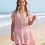 Atmungsaktive Kinder-Strandhülle mit-10T Rosa 6