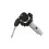 Car Ignition  Cylinder with 2 Key Door Lock for  Silverado 1500 LHD 5