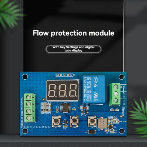 220V AC 5A Overcurrent Protection Module with Key Setting and Digital Tube Display DC8-24V for Device Protection 2