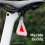 High Brightness Reflective Pendant Bicycle Night Riding Triangle Warning Pad 6