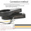 Motorcycle Front Fork LED Turn Signals Universal Sequential Switchback Running Lights 12V Amber Blinkers Silver 3