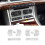 Car Interior Central Control Air Conditioning Multimedia Button Cover Sticker for  XF 2012-2015 High Match 2