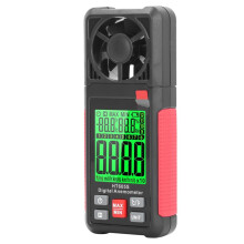 HABOTEST HT605S Digital Anemometer Handheld Portable Vindhastighetsmätare Luftflödesmätare LCD-Display Temperatur Fuktighetsmätare