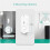 New WIFI Tuya  Thermometer and Humidity Sensor Mobile APP Wireless Temperature and Humidity Sensor 2Pcs 8
