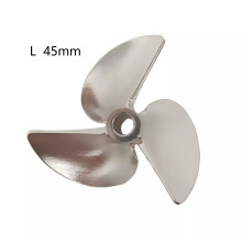 (Left Hand, 45mm) RC Boat Propeller CNC 4.76mm 3/16" 40/42/45/50mm P1.6 Prop for RC Speed Boat
