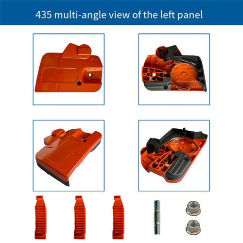 Para Conjunto de Capa de Guia para  435 536329204 Compatível com Placa Lateral Esquerda 435 435E 440 1