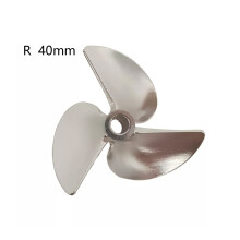 (Right Hand, 40mm) RC Boat Propeller CNC 4.76mm 3/16" 40/42/45/50mm P1.6 Prop for RC Speed Boat